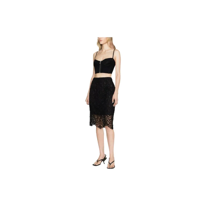 Burberry Casual Long Skirts Women's Black-3