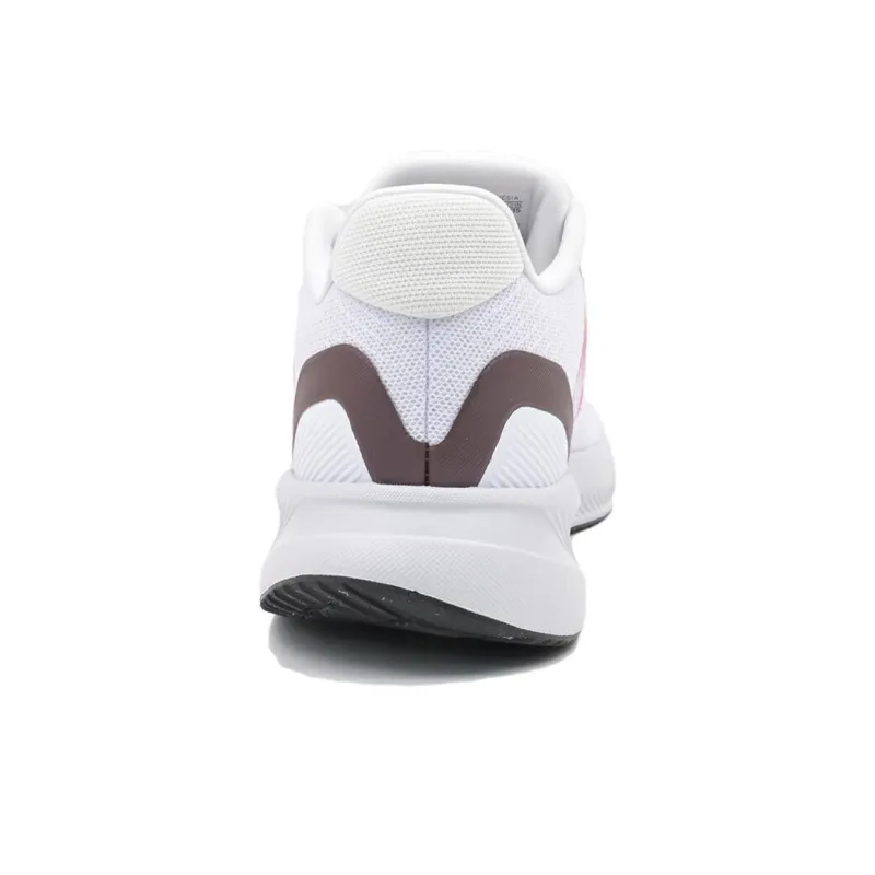 Adidas Anti Slip Wear Resistant Low Top Kids' Running Shoes White Orange Teenagers-4