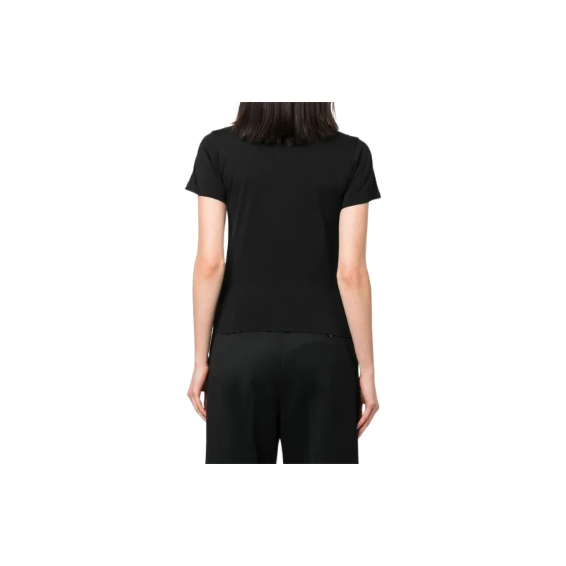 Maison Margiela Logo Print Crewneck T Shirt-2