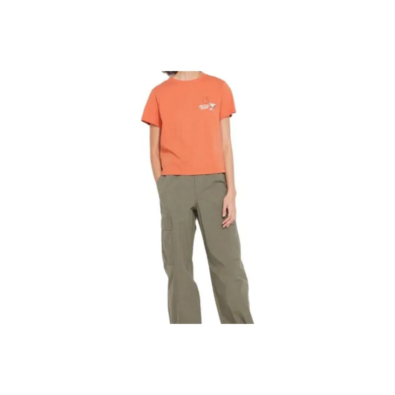 UNIQLO Crop Tops Women's Orange Yellow-1
