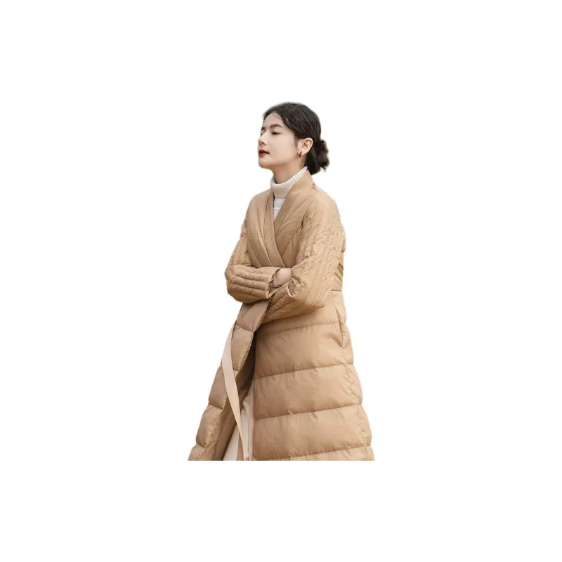 Feathered Object Down Jacket Women's Camel-2
