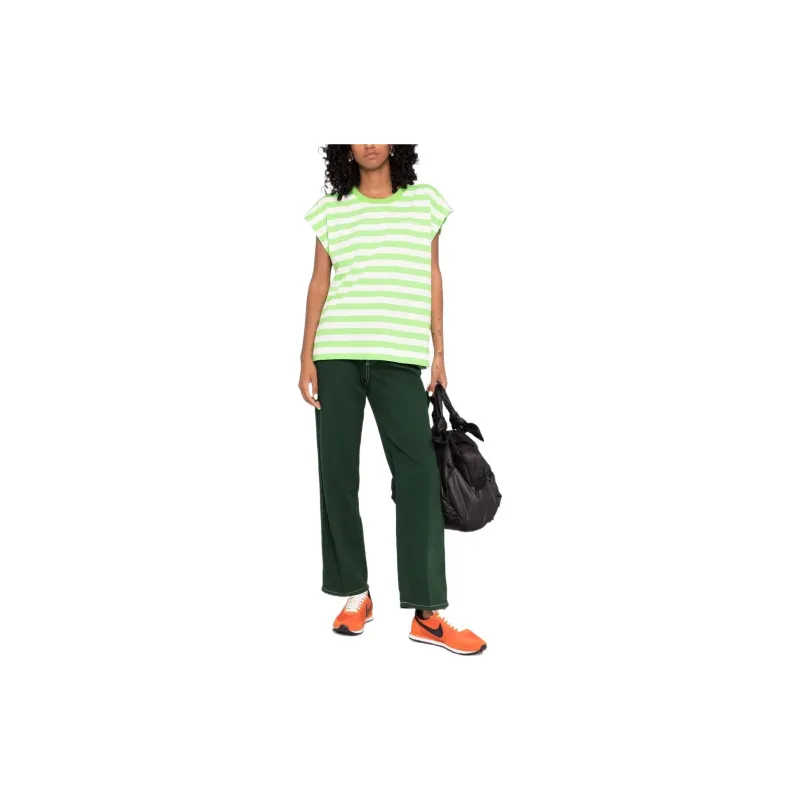 GANNI T-Shirts Women's Green-1