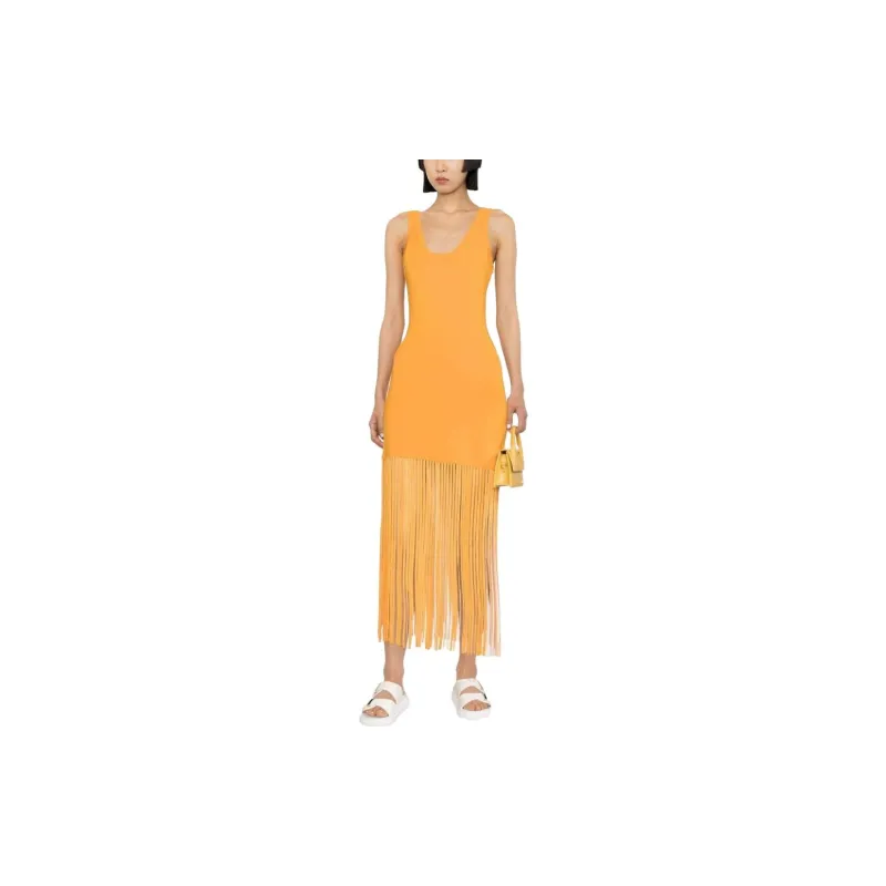 Sandro Sleeveless Dresses Women's Yellow-1