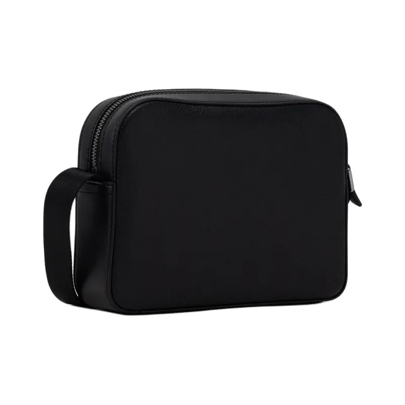MICHAEL KORS MK Cooper Cow Leather Shoulder Bag, Crossbody Bag Men's Black-1