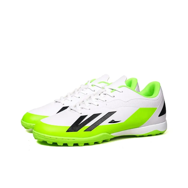 Kuding Soccer Shoes Unisex Low Top Black Royal Blue/Lake Blue/White/Orange Red-20