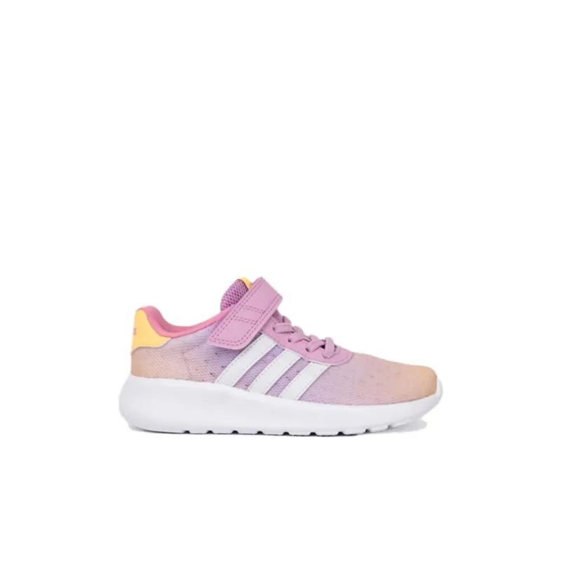 Adidas Neo Lite Racer 3.0 Anti Slip Wear Resistant Low Top Kids Lifestyle Shoes Pink White Kids'-1
