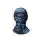 Character Pattern Cyan Black