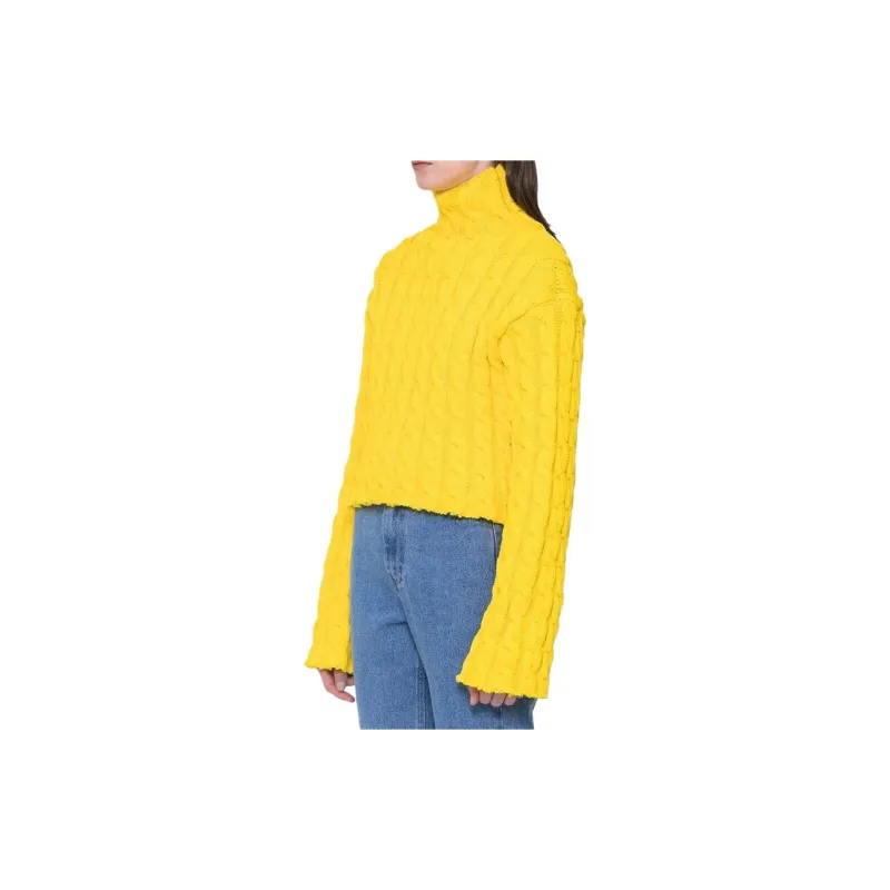 Balenciaga Sweaters Women's Yellow-4