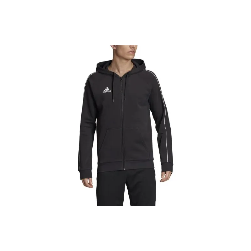 Adidas Core 18 FZ Sweatshirt Men's Black-2