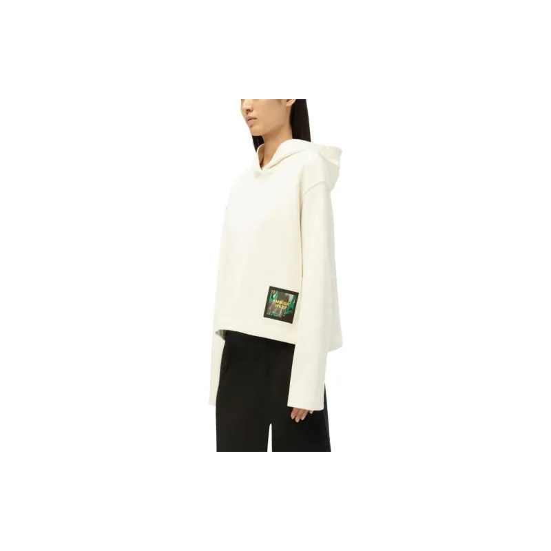 AMBUSH Wksp Patch Hoodie White-3