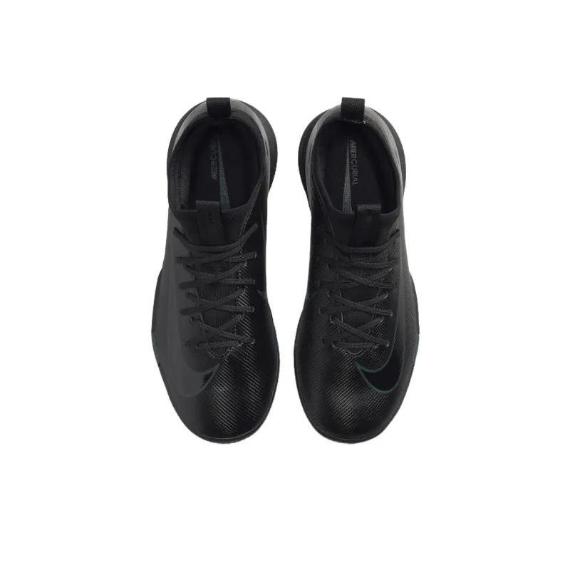Nike Mercurial Vapor 16 Anti Slip Wear Resistant Low Top Kids' Soccer Shoes Black Kids'-3