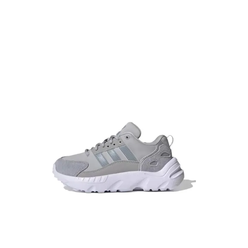 Adidas Originals ZX 22 Anti Slip Wear Resistant Kids Lifestyle Shoes Gray Kids'-0