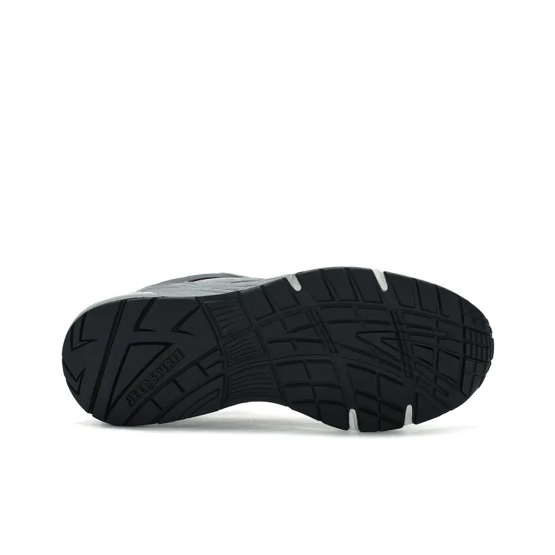 JEEP SPIRIT Anti Slip And Wear Resistant Lightweight Low Top Casual Shoes Men's Climbing Gray-5