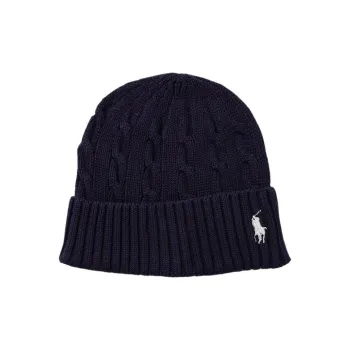 Polo Ralph Lauren Cotton Beanies Women's Black