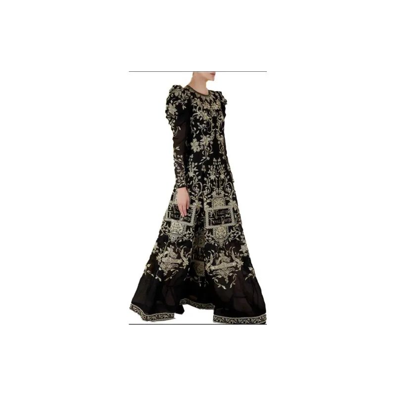 Zimmermann Long-Sleeved Dresses Women's Black-4