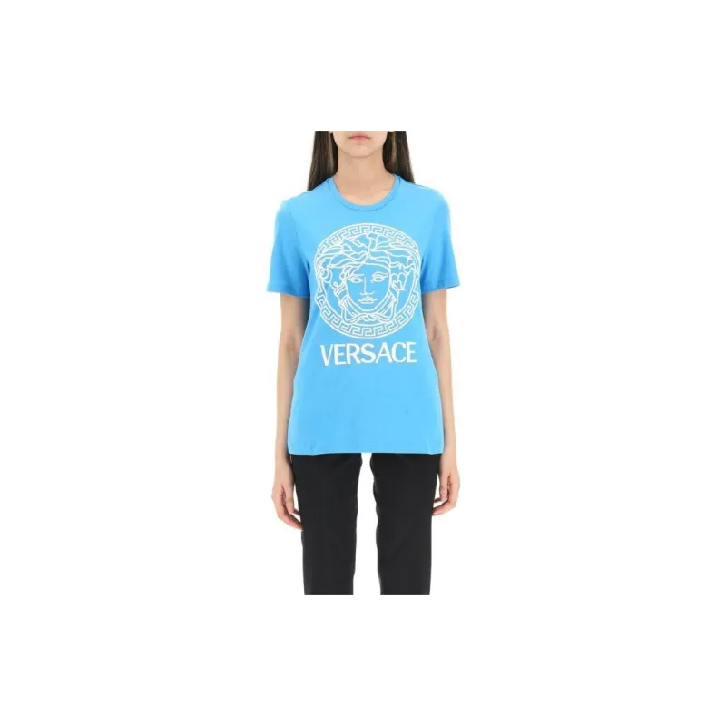 VERSACE T Shirts Women's Blue-1