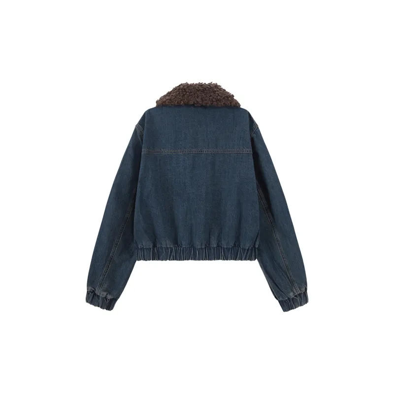 UNIFREE Denim Jacket Women's Vintage Blue-1