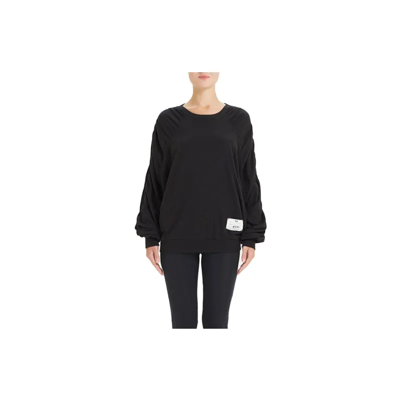 Adidas Y 3 Women's Spandex Crew Sweater Black-3