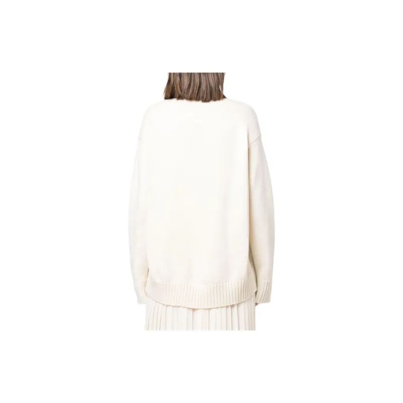 JIL SANDER Cashmere Sweaters Women's White-2