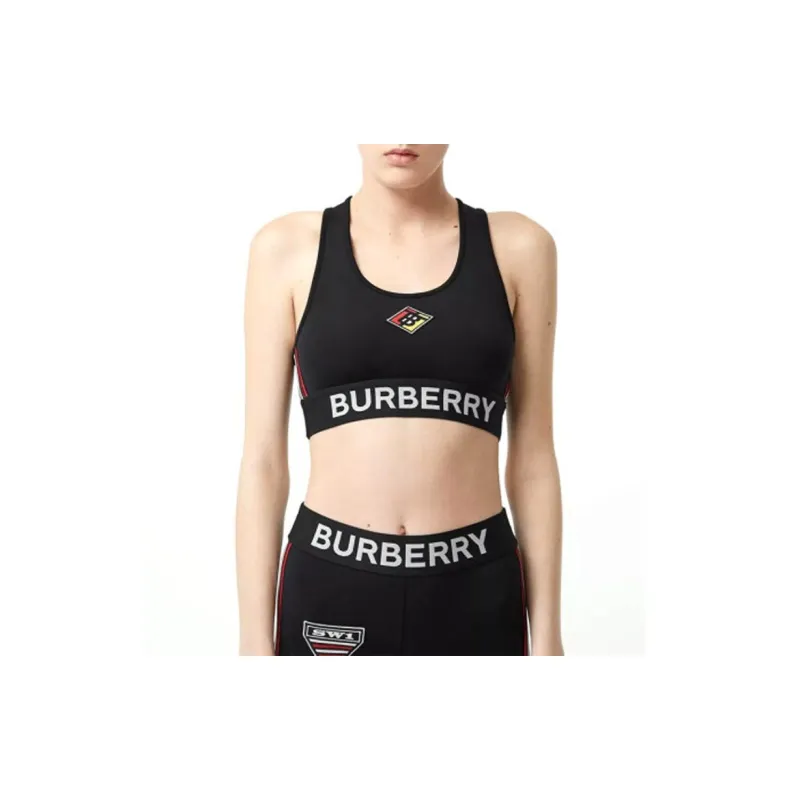 Burberry Logo Stretch Jersey Bra-1