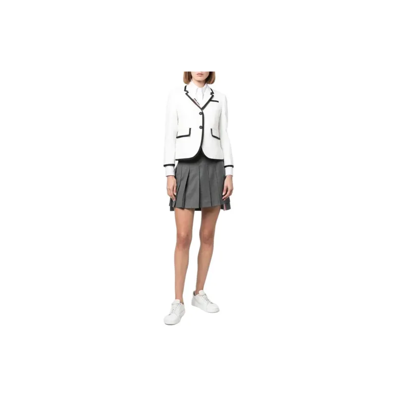 THOM BROWNE Grosgrain Ribbon trim Blazer-1