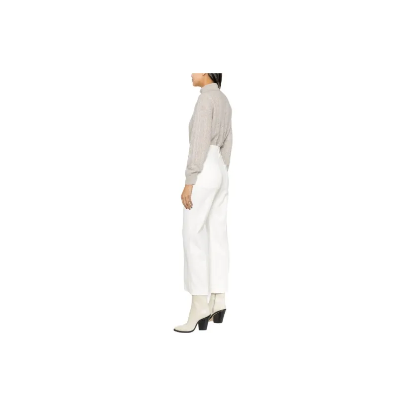 Brunello Cucinelli Suit Trousers Women's White-3
