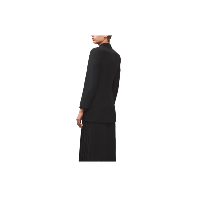 HERMES FW22 Business Suits Coats Women's Black-2