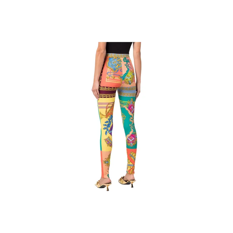 VERSACE Leggings Women's Multicolor-3