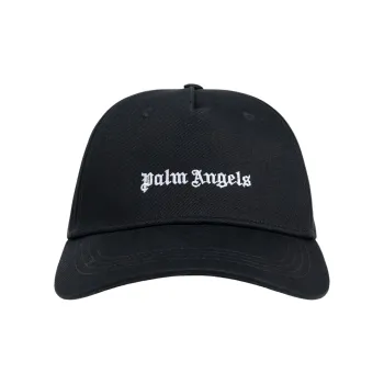 PALM ANGELS Logo Embroidered Baseball Cap
