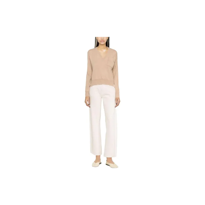 Brunello Cucinelli V Neck Knitted Jumper-4