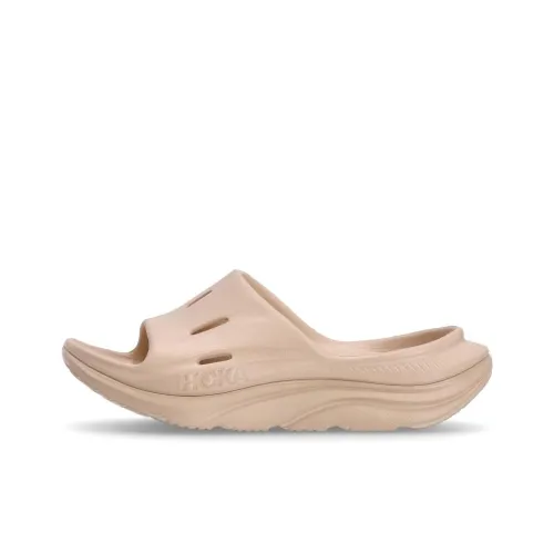 HOKA ONE ONE ORA Recovery Slide Slippers Women's Light Brown