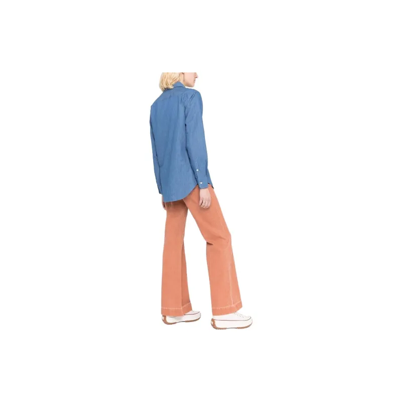 Loro Piana Shirts Women's Blue-3