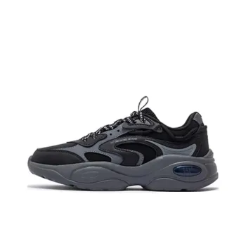 361° Surge Wear resistant And Lightweight Low Top Casual Shoes Women's Black Gray