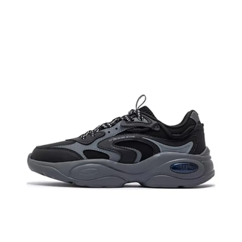 361° Surge Wear resistant And Lightweight Low Top Casual Shoes Women's Black Gray-0