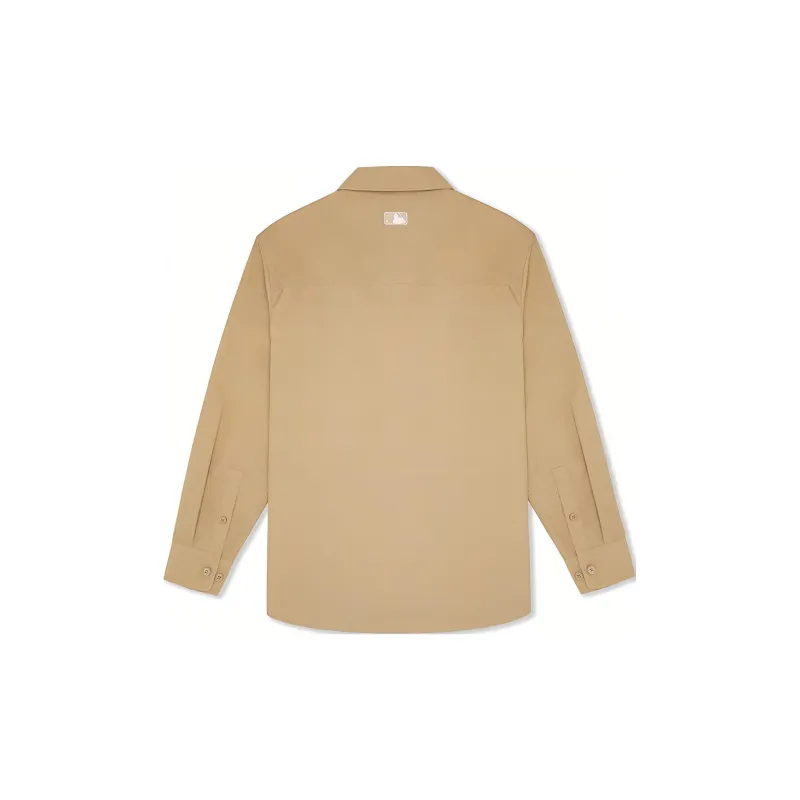MLB SS24 Shirt Unisex Beige Yellow-1