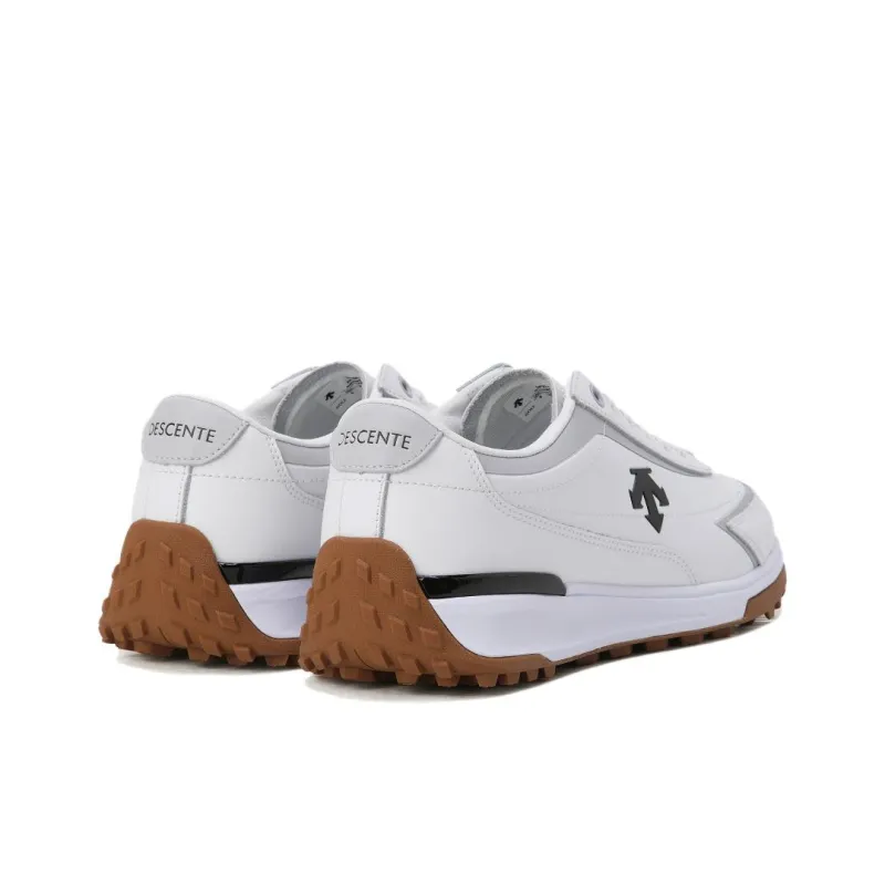 DESCENTE Golf Anti Slip Wear Resistant Low Top Golf Shoes Unisex White-3