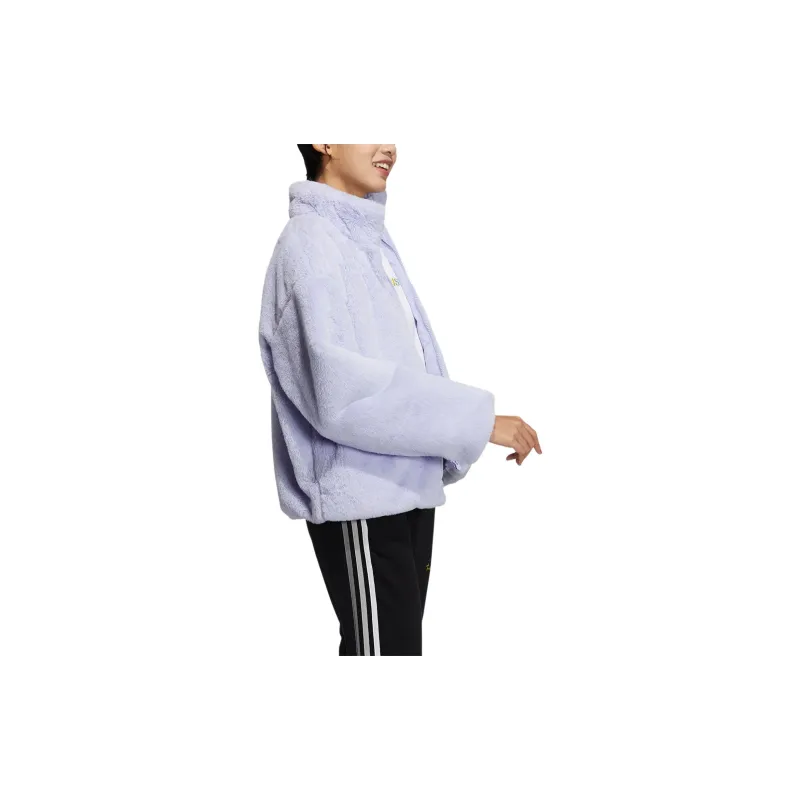 Adidas Neo Velvet Jackets Women's Purple-1