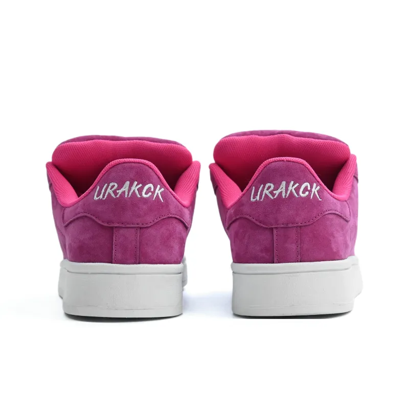 URAKCK Puffy Shoes Low Top Skateboard Shoes Unisex Dragon Fruit Pink-3
