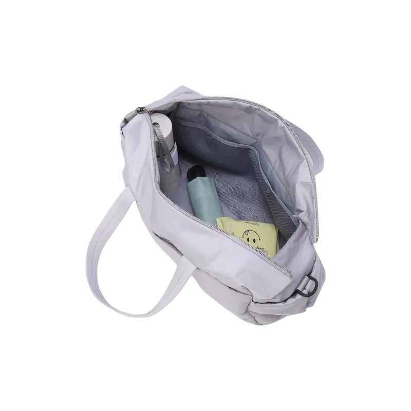 DESCENTE Polyester Gym Bag Medium Size Women's Silver-5