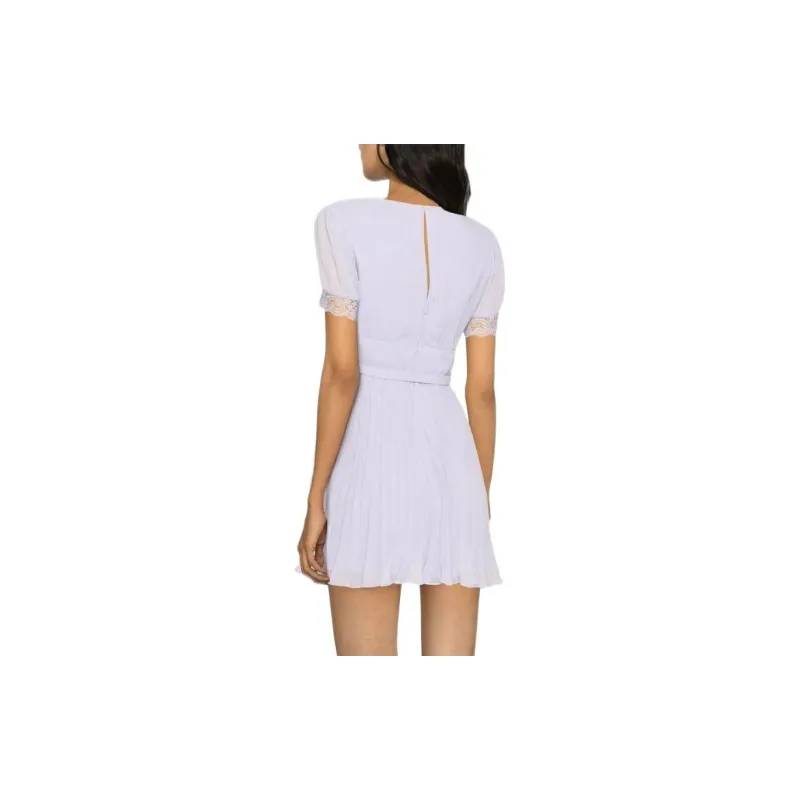 Self portrait Lace trim Minidress-4