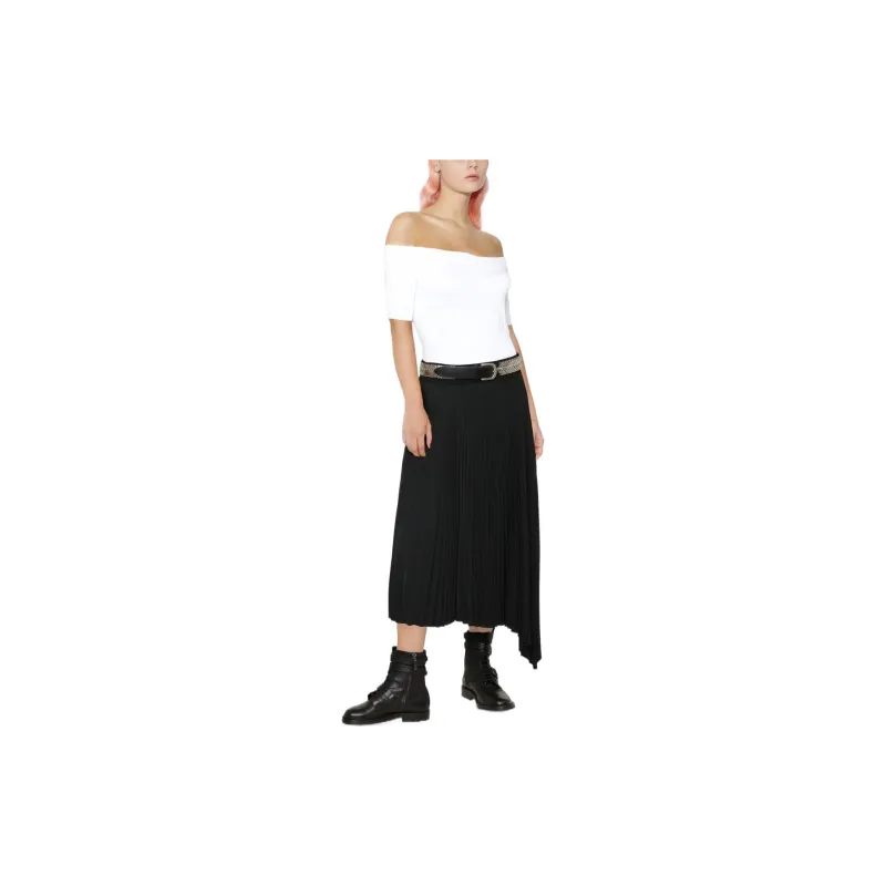 Alexander McQueen Off Shoulder Short Sleeved Top-3