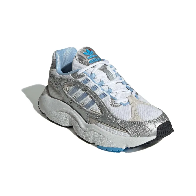 Adidas Hello Kitty X Ozmillen Elastic Lace J 'White Glow Blue Grey'-2