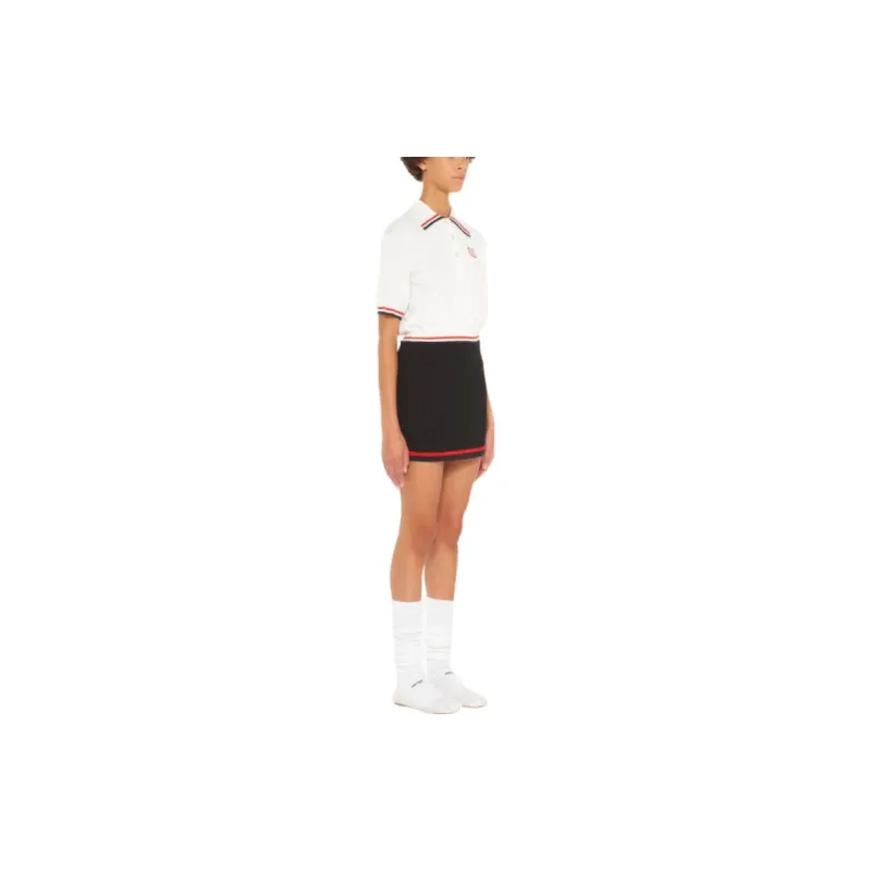 MIU MIU FW22 Casual Short Skirts Women's Black-3
