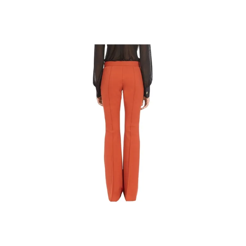 FERRAGAMO SS23 Knitted Sweatpants Women's Orange-3