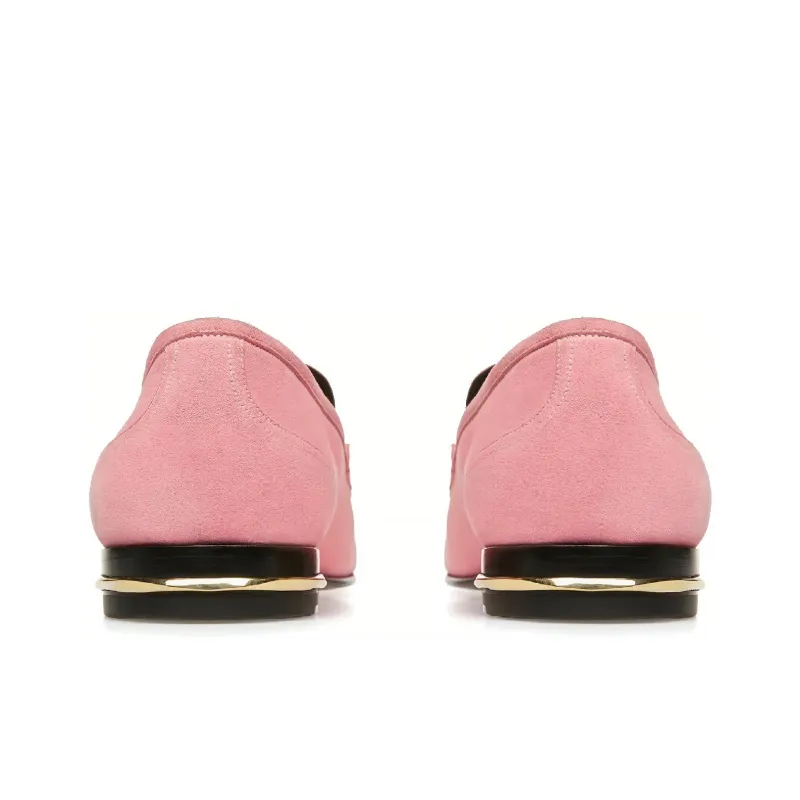 BALLY Suisse Loafers Men's Pink-4