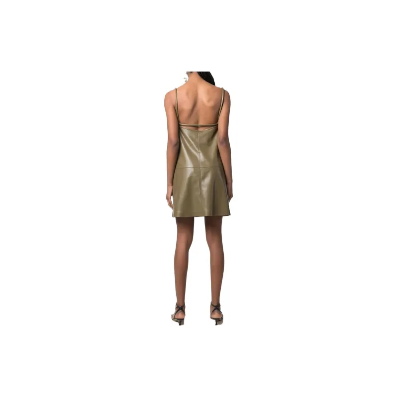 NANUSHKA Vegan Leather Mini Dress-3