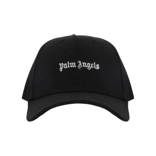 PALM ANGELS Logo Embroidered Curved Peak Cap