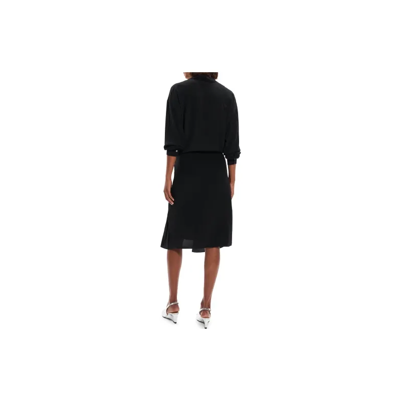 THEORY Draped Layered Dress-3
