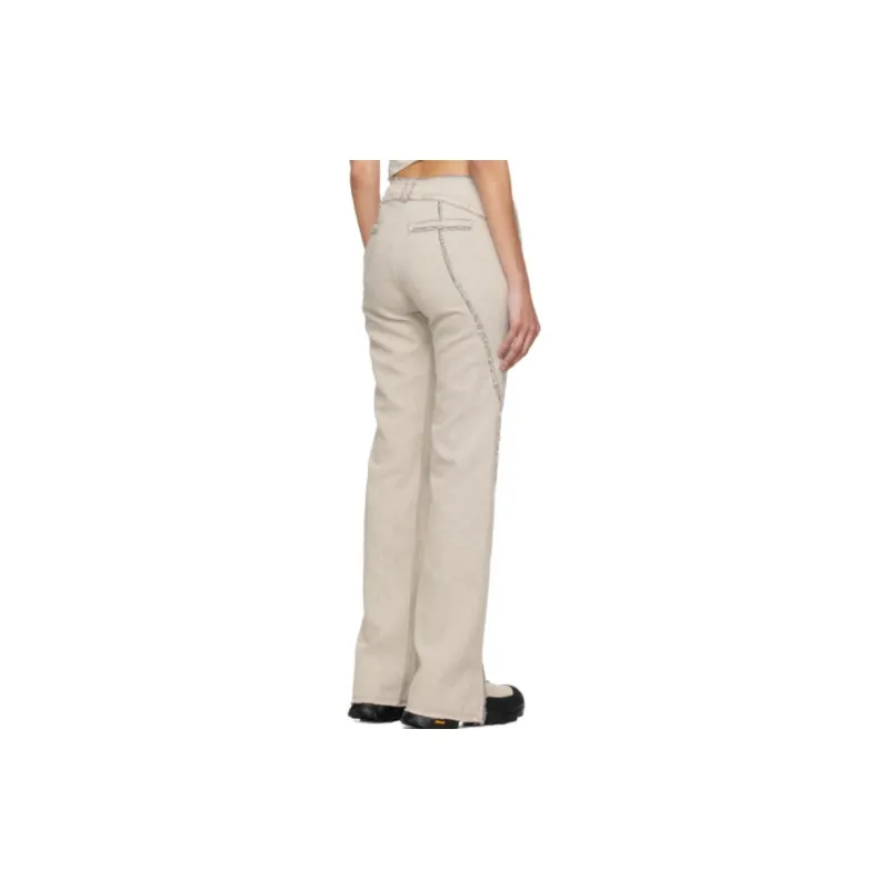 HYEIN SEO Casual Pants Women's Ecru-2