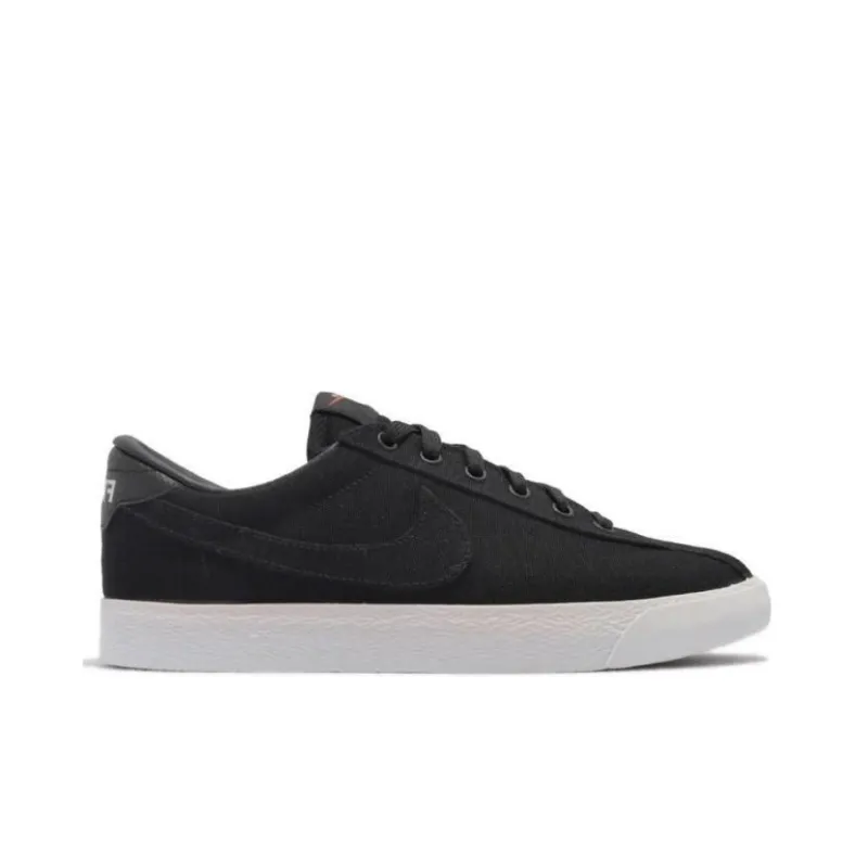 Nike Zoom Lauderdale Fragment Cushioning, Wear Resistant Low Top Kids' Skateboarding Shoes Black White Teenagers-1